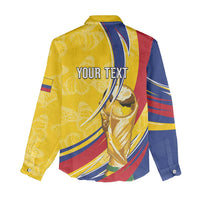 Colombia Football Personalized Women Casual Shirt WC2026 Butterflies Inspired