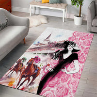 Kentucky Horse Racing Area Rug Derby Day - Pink Out Party