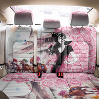 Kentucky Horse Racing Back Car Seat Cover Derby Day - Pink Out Party