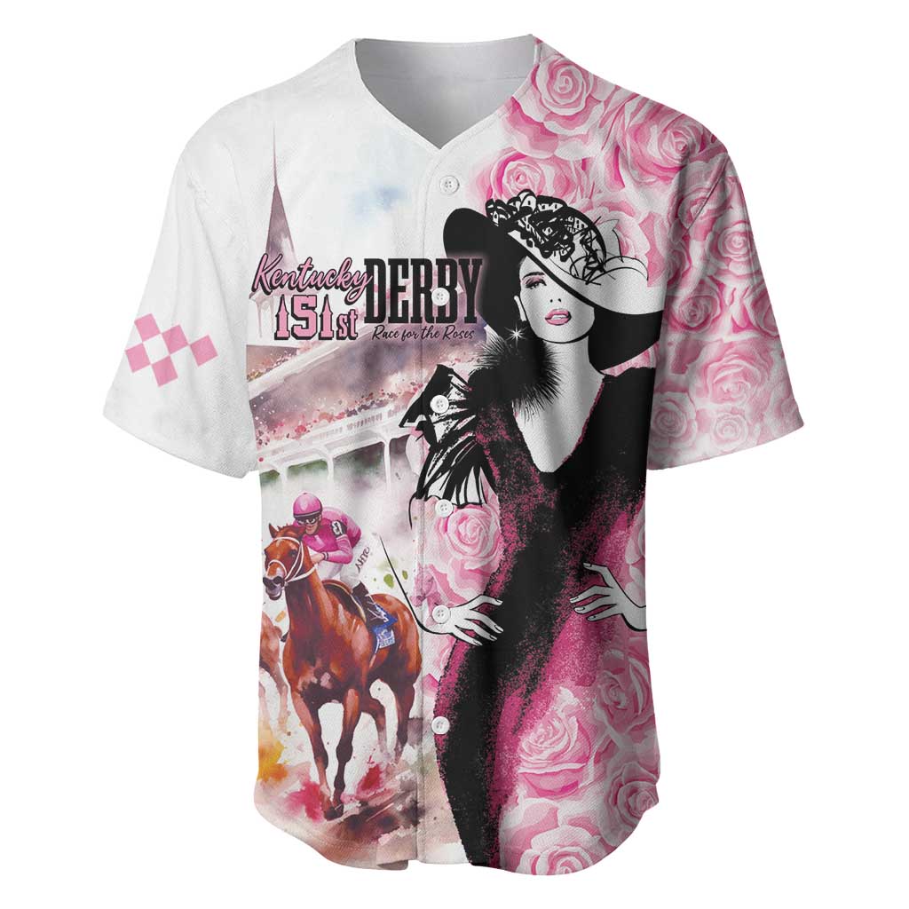 Kentucky Horse Racing Baseball Jersey Derby Day - Pink Out Party