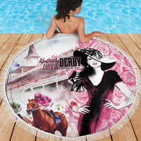Kentucky Horse Racing Beach Blanket Derby Day - Pink Out Party