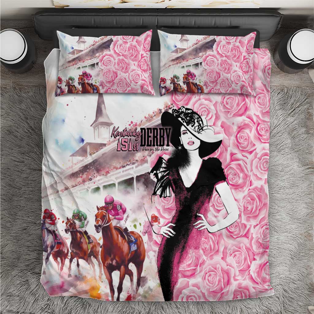 Kentucky Horse Racing Bedding Set Derby Day - Pink Out Party