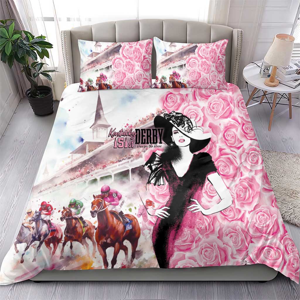 Kentucky Horse Racing Bedding Set Derby Day - Pink Out Party