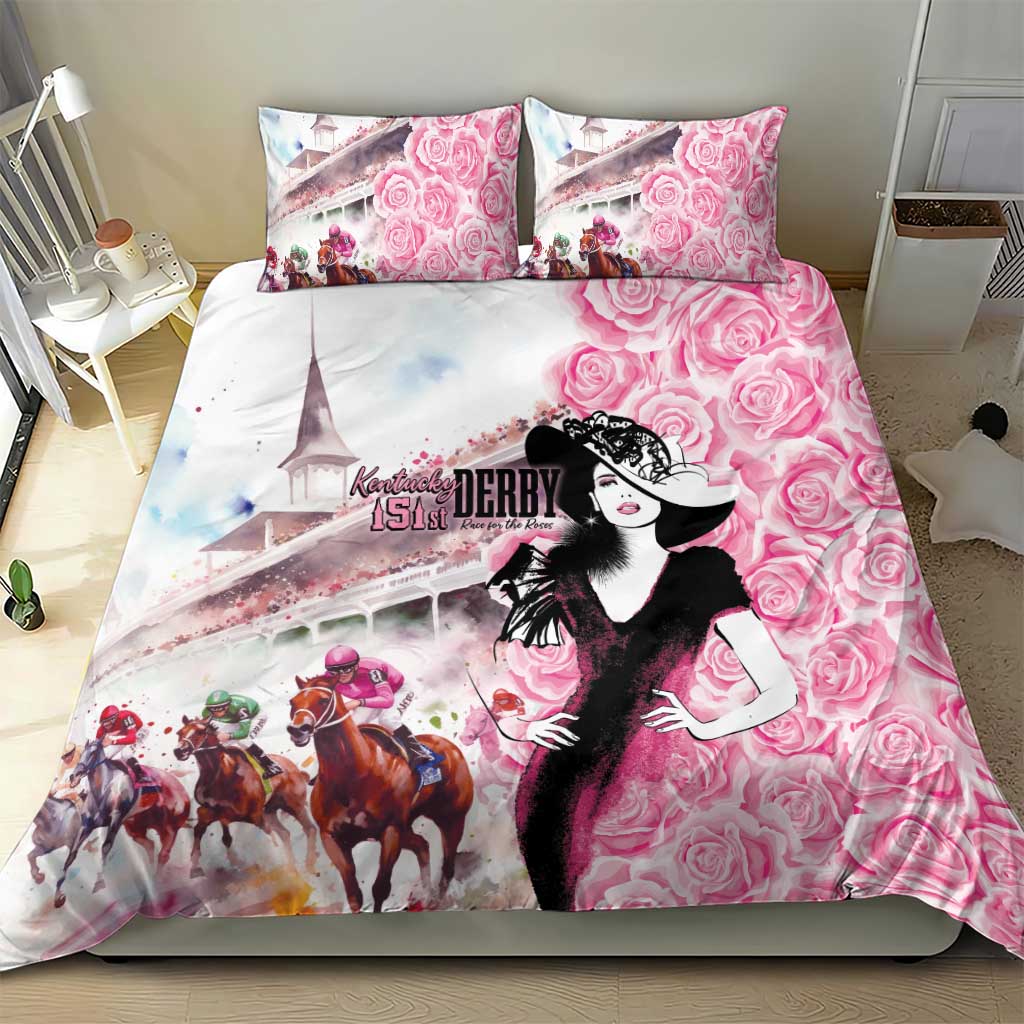 Kentucky Horse Racing Bedding Set Derby Day - Pink Out Party