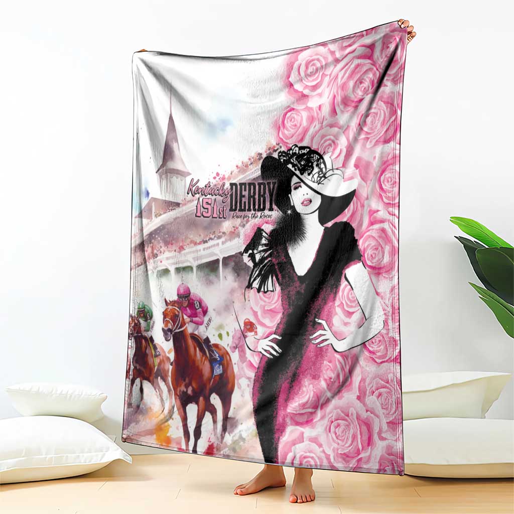 Kentucky Horse Racing Blanket Derby Day - Pink Out Party