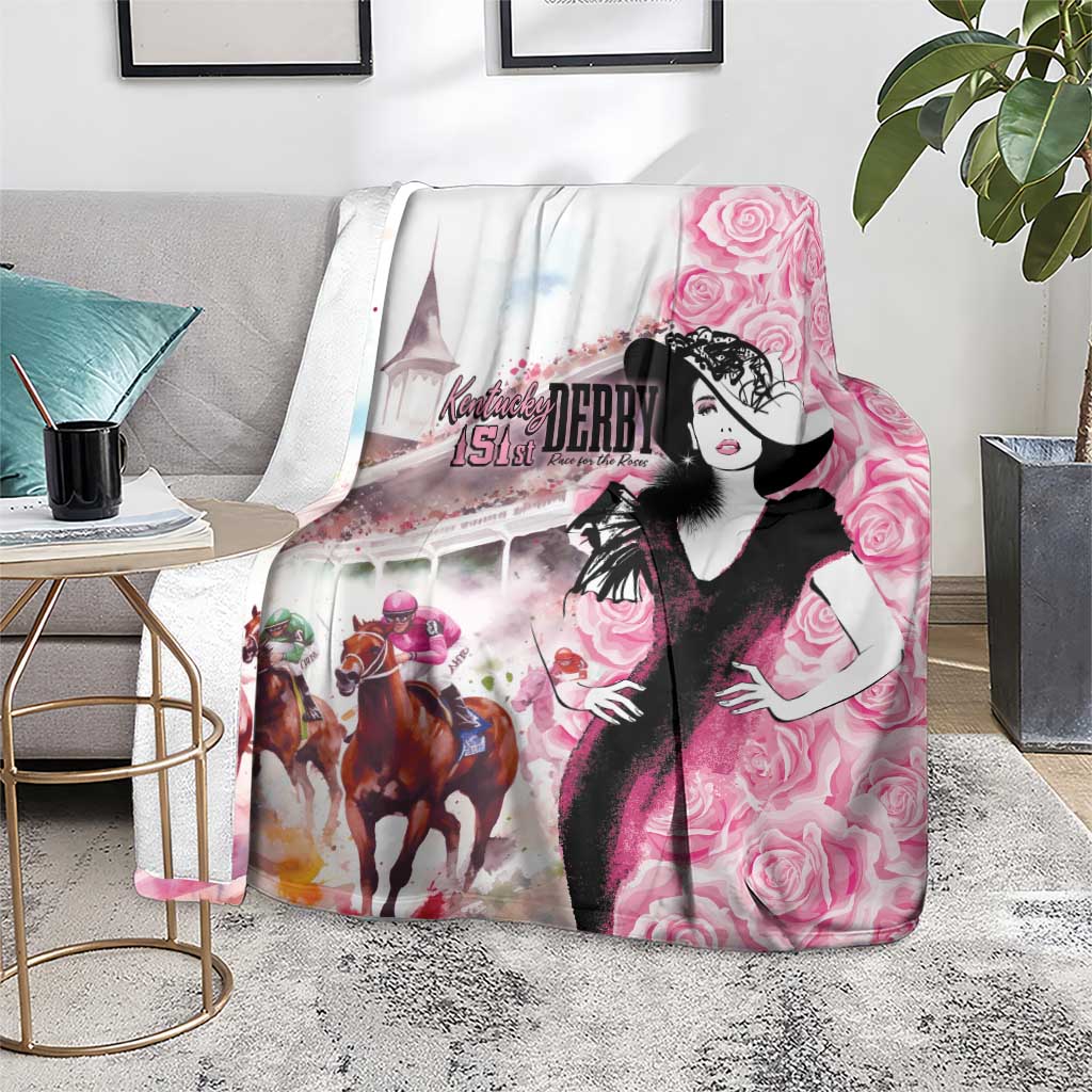 Kentucky Horse Racing Blanket Derby Day - Pink Out Party