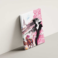 Kentucky Horse Racing Canvas Wall Art Derby Day - Pink Out Party