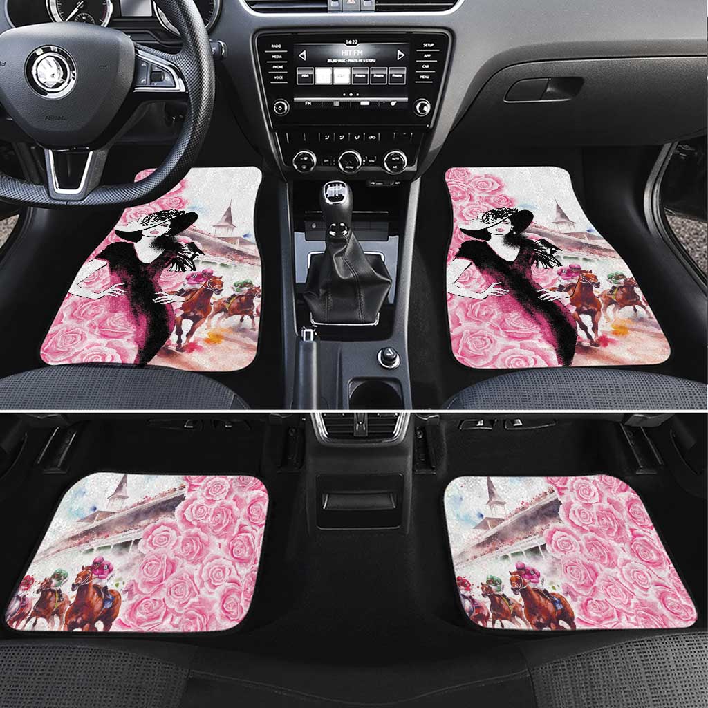 Kentucky Horse Racing Car Mats Derby Day - Pink Out Party