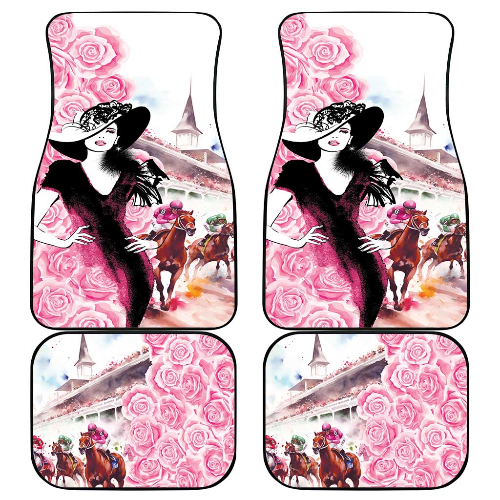 Kentucky Horse Racing Car Mats Derby Day - Pink Out Party