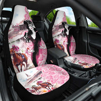 Kentucky Horse Racing Car Seat Cover Derby Day - Pink Out Party