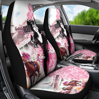 Kentucky Horse Racing Car Seat Cover Derby Day - Pink Out Party