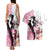 Kentucky Horse Racing Couples Matching Tank Maxi Dress and Hawaiian Shirt Derby Day - Pink Out Party