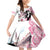 Kentucky Horse Racing Family Matching Off Shoulder Short Dress and Hawaiian Shirt Derby Day - Pink Out Party