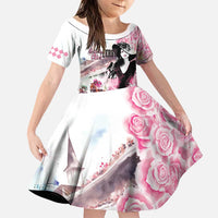 Kentucky Horse Racing Family Matching Puletasi and Hawaiian Shirt Derby Day - Pink Out Party