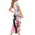 Kentucky Horse Racing Family Matching Short Sleeve Bodycon Dress and Hawaiian Shirt Derby Day - Pink Out Party