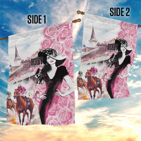 Kentucky Horse Racing Garden Flag Derby Day - Pink Out Party