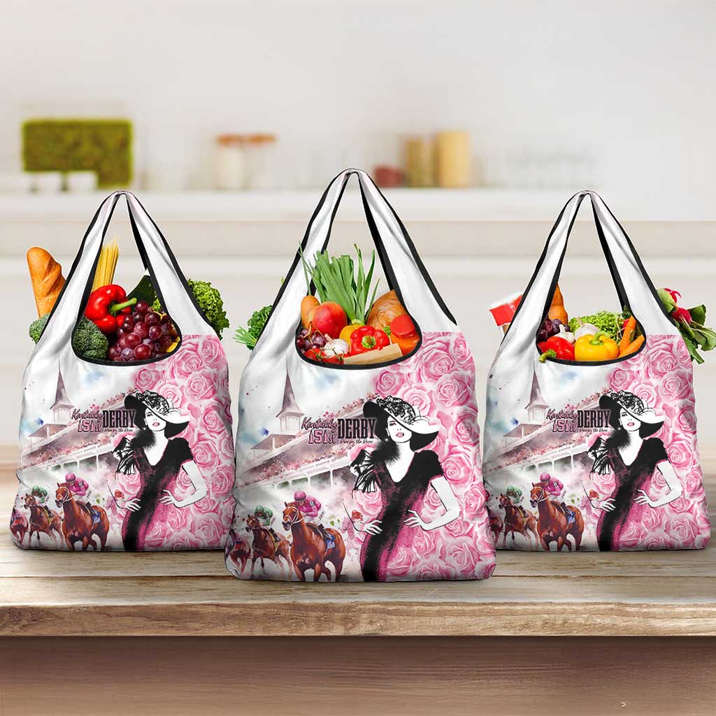 Kentucky Horse Racing Grocery Bag Derby Day - Pink Out Party