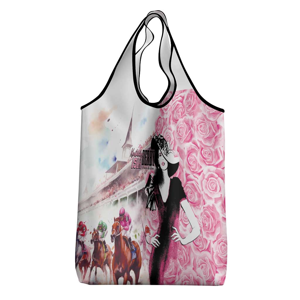 Kentucky Horse Racing Grocery Bag Derby Day - Pink Out Party