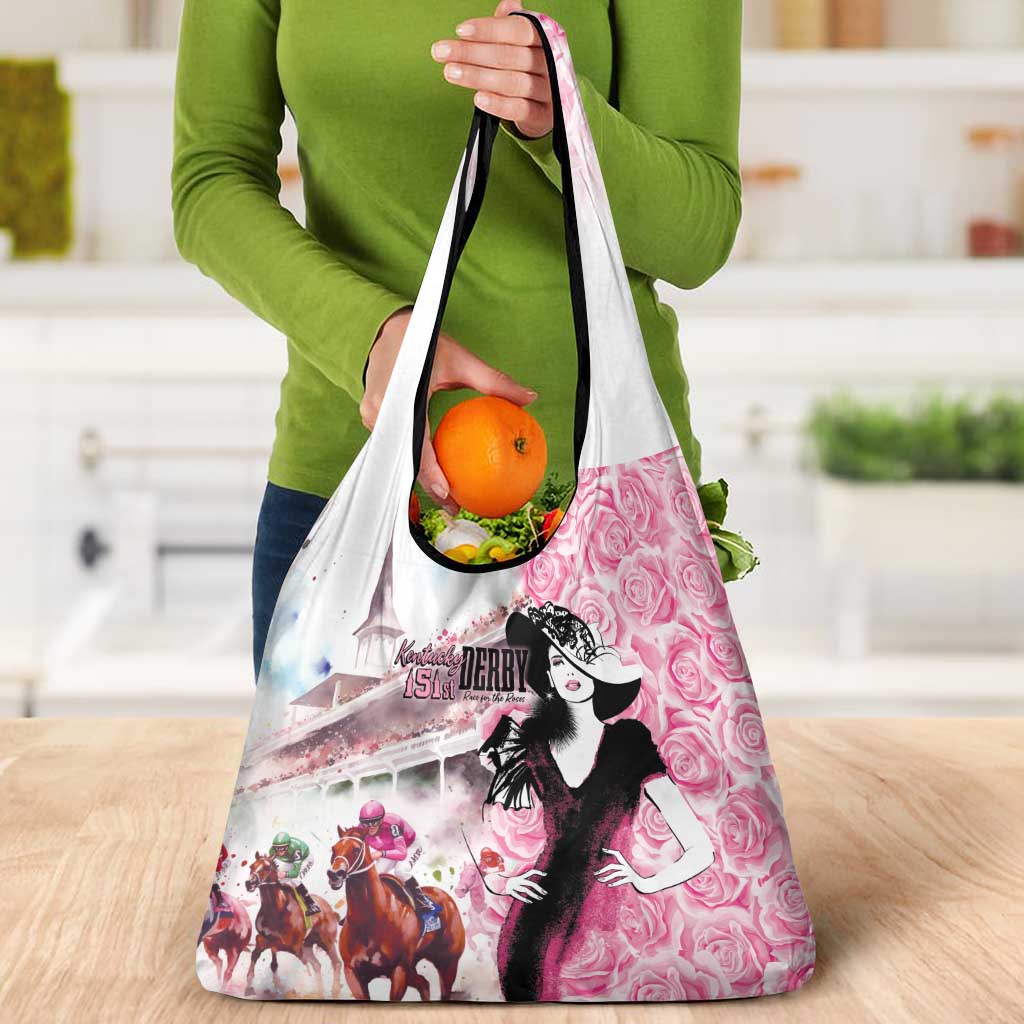 Kentucky Horse Racing Grocery Bag Derby Day - Pink Out Party