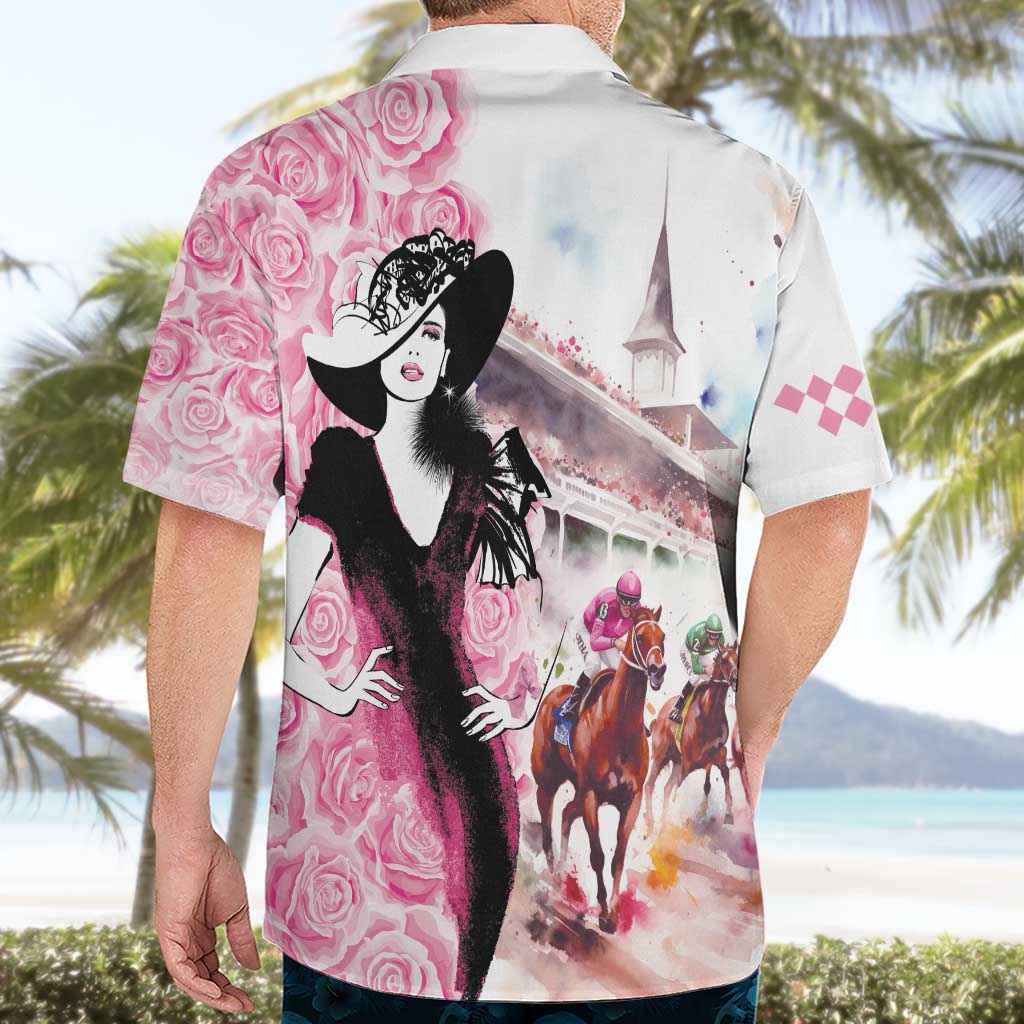 Kentucky Horse Racing Hawaiian Shirt Derby Day - Pink Out Party