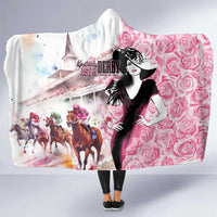 Kentucky Horse Racing Hooded Blanket Derby Day - Pink Out Party