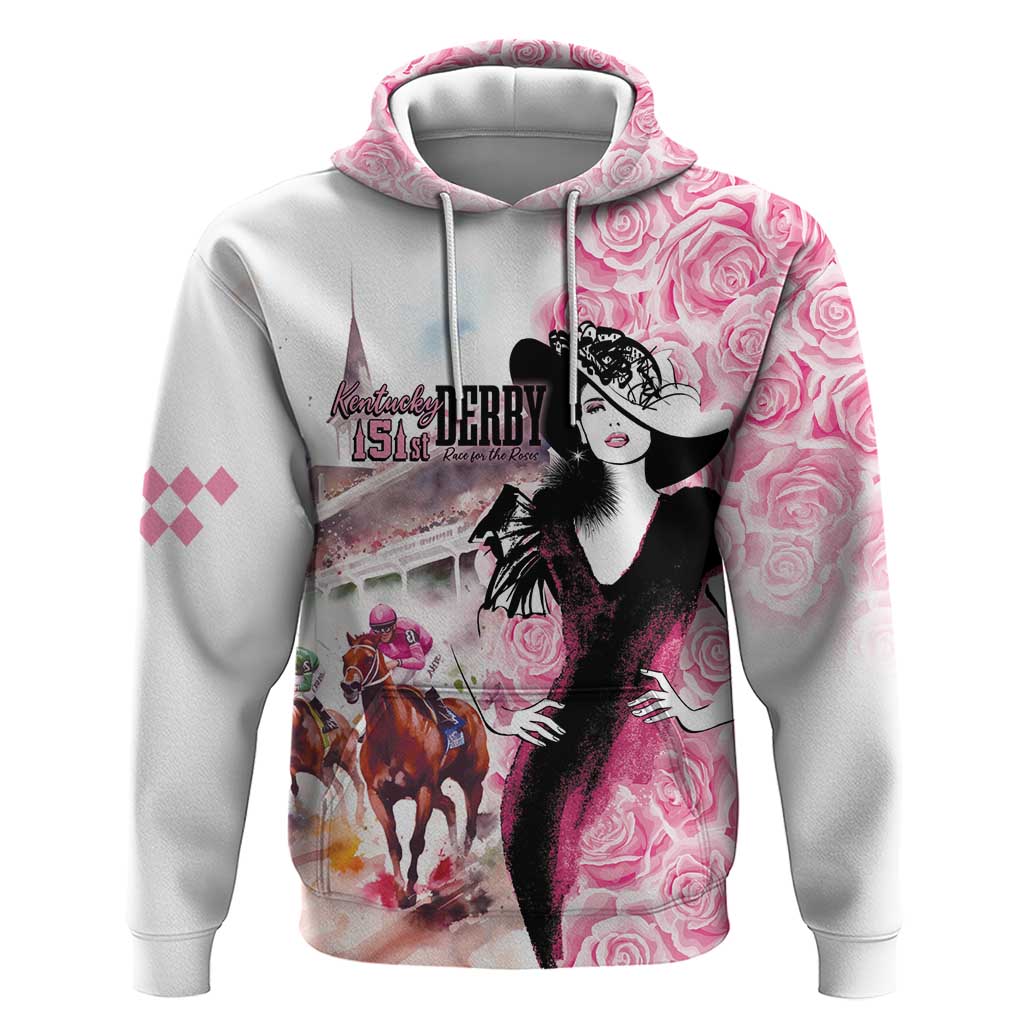 Kentucky Horse Racing Hoodie Derby Day - Pink Out Party
