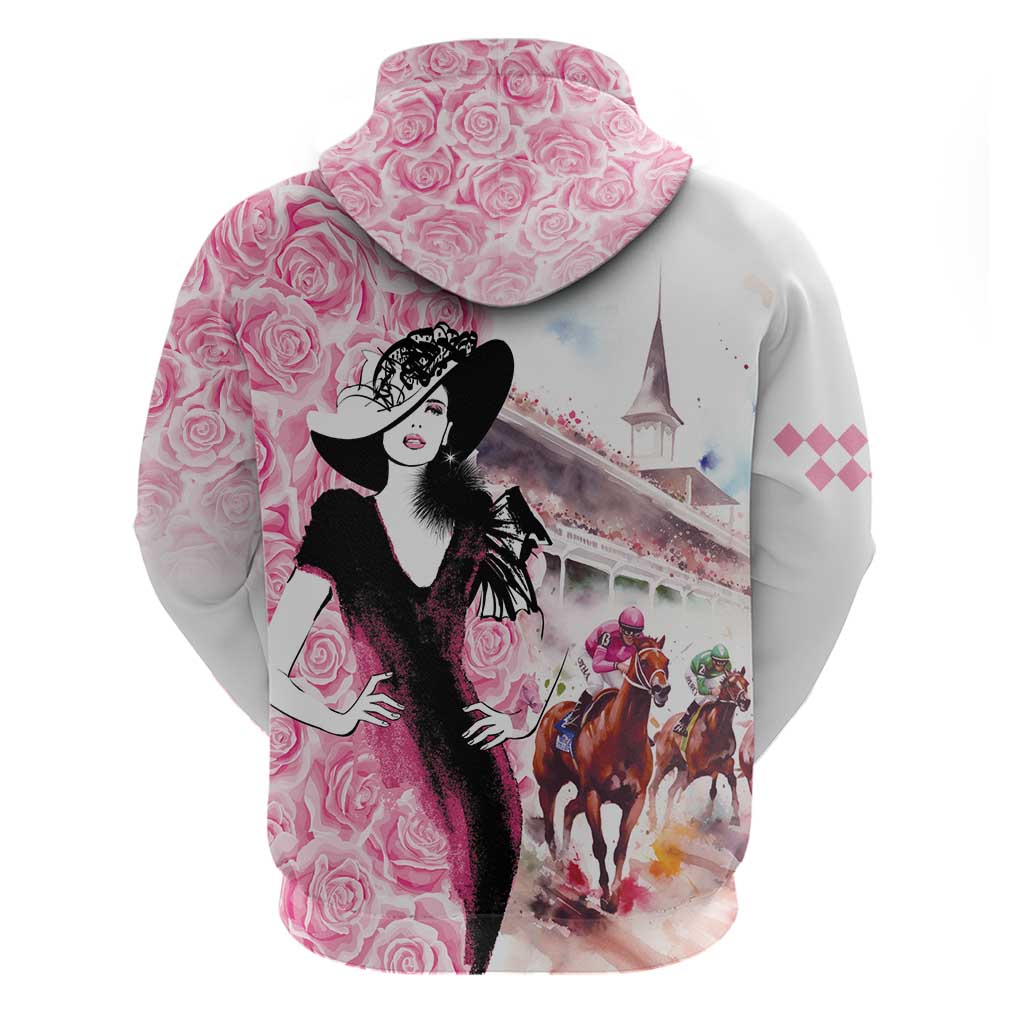 Kentucky Horse Racing Hoodie Derby Day - Pink Out Party