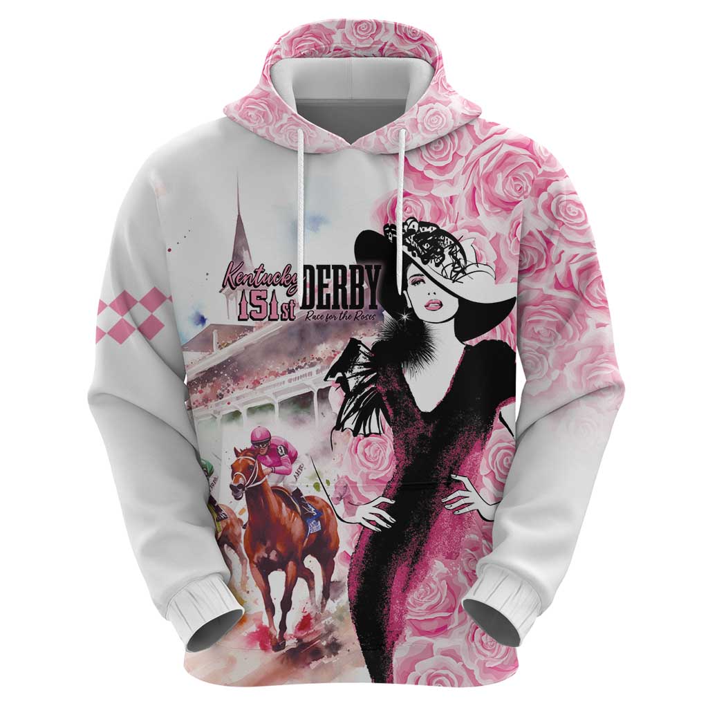 Kentucky Horse Racing Hoodie Derby Day - Pink Out Party