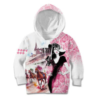Kentucky Horse Racing Kid Hoodie Derby Day - Pink Out Party