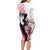 Kentucky Horse Racing Long Sleeve Bodycon Dress Derby Day - Pink Out Party