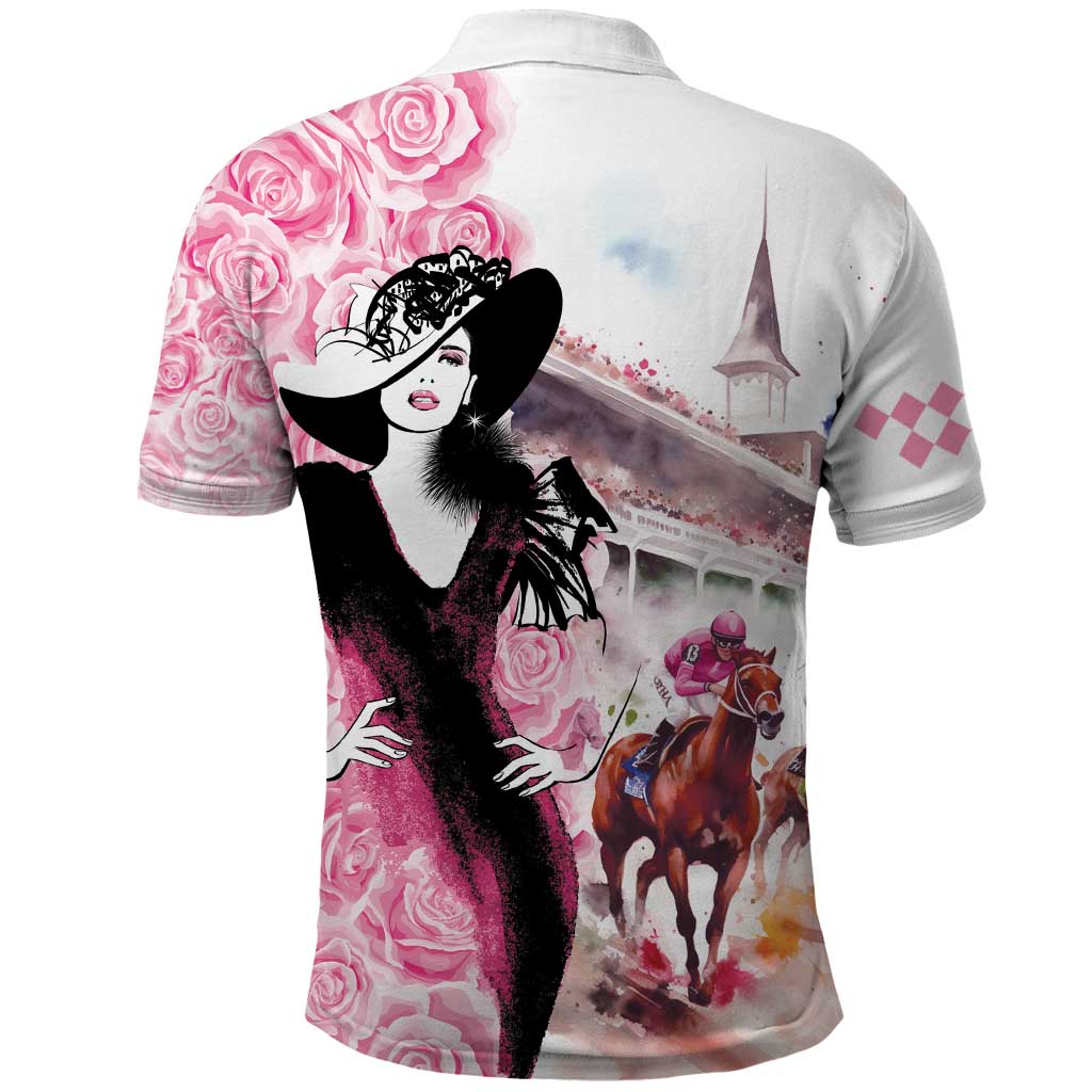 Kentucky Horse Racing Polo Shirt Derby Day - Pink Out Party