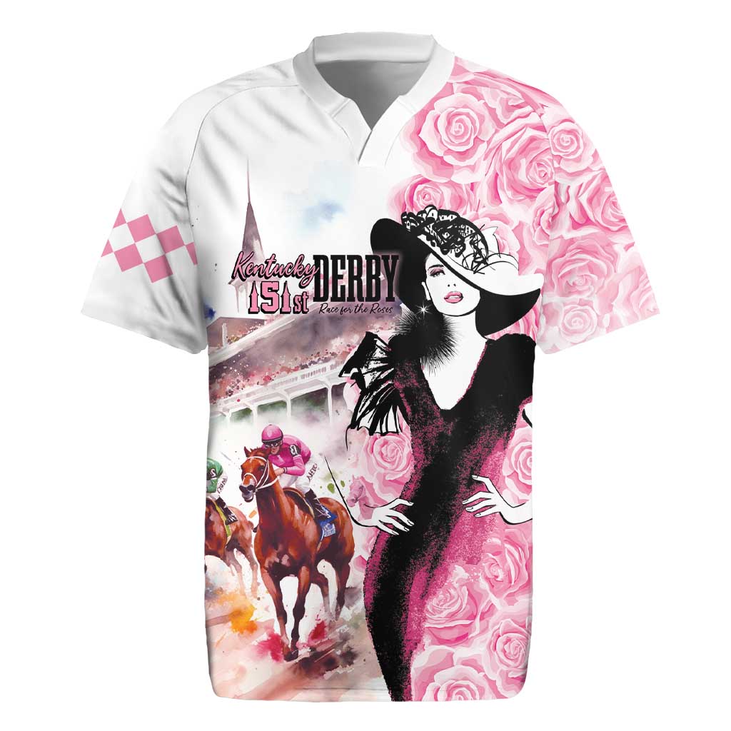 Kentucky Horse Racing Rugby Jersey Derby Day - Pink Out Party