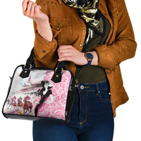Kentucky Horse Racing Shoulder Handbag Derby Day - Pink Out Party