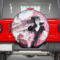 Kentucky Horse Racing Spare Tire Cover Derby Day - Pink Out Party
