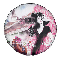 Kentucky Horse Racing Spare Tire Cover Derby Day - Pink Out Party