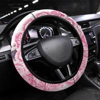 Kentucky Horse Racing Steering Wheel Cover Derby Day - Pink Out Party