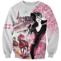 Kentucky Horse Racing Sweatshirt Derby Day - Pink Out Party
