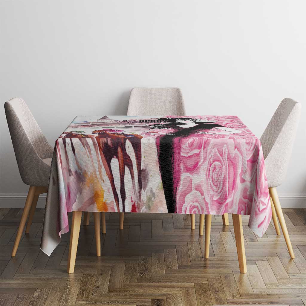 Kentucky Horse Racing Tablecloth Derby Day - Pink Out Party