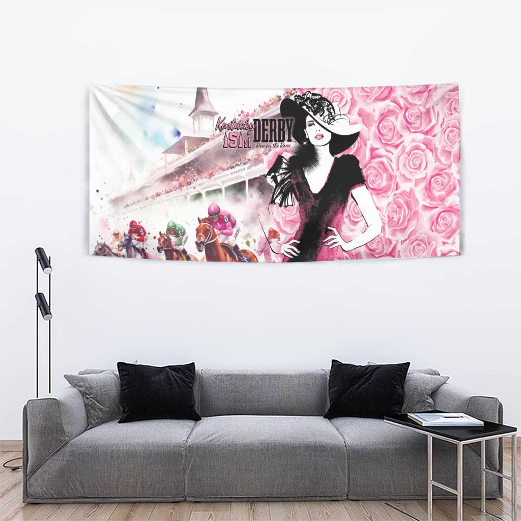 Kentucky Horse Racing Tapestry Derby Day - Pink Out Party