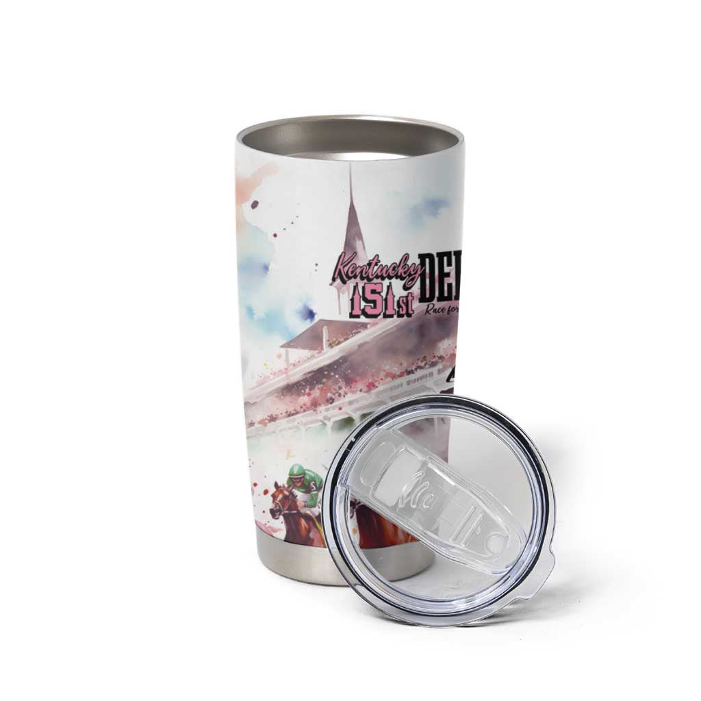 Kentucky Horse Racing Tumbler Cup Derby Day - Pink Out Party