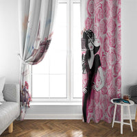 Kentucky Horse Racing Window Curtain Derby Day - Pink Out Party