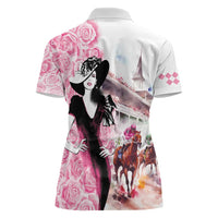 Kentucky Horse Racing Women Polo Shirt Derby Day - Pink Out Party