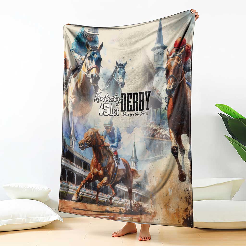 Kentucky Horse Racing Blanket For The Roses
