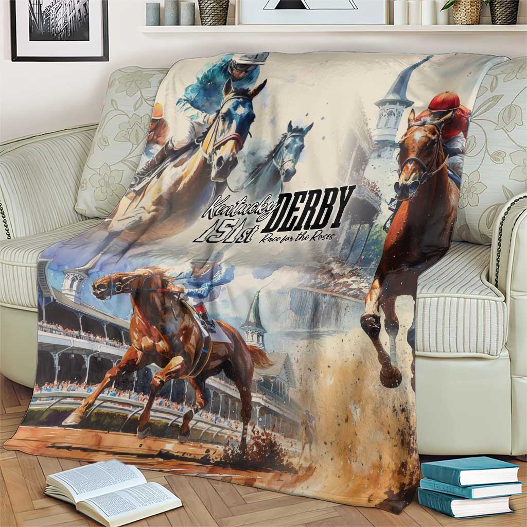 Kentucky Horse Racing Blanket For The Roses