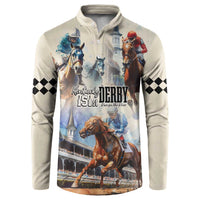 Kentucky Horse Racing Button Sweatshirt For The Roses