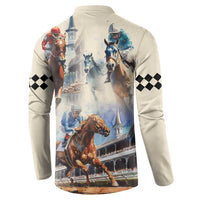 Kentucky Horse Racing Button Sweatshirt For The Roses