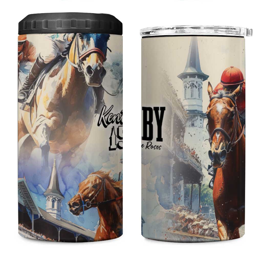 Kentucky Horse Racing 4 in 1 Can Cooler Tumbler For The Roses