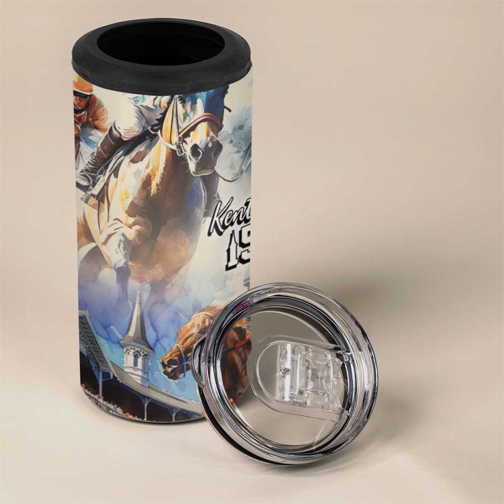 Kentucky Horse Racing 4 in 1 Can Cooler Tumbler For The Roses