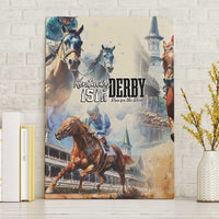 Kentucky Horse Racing Canvas Wall Art For The Roses
