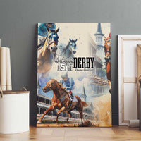 Kentucky Horse Racing Canvas Wall Art For The Roses